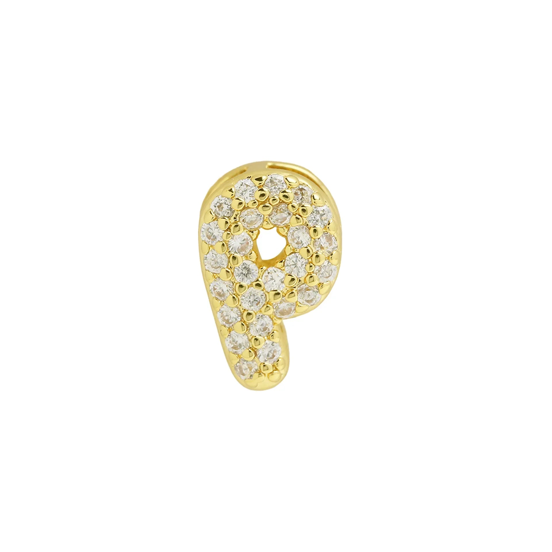 Birthstone Heart Initial Necklace