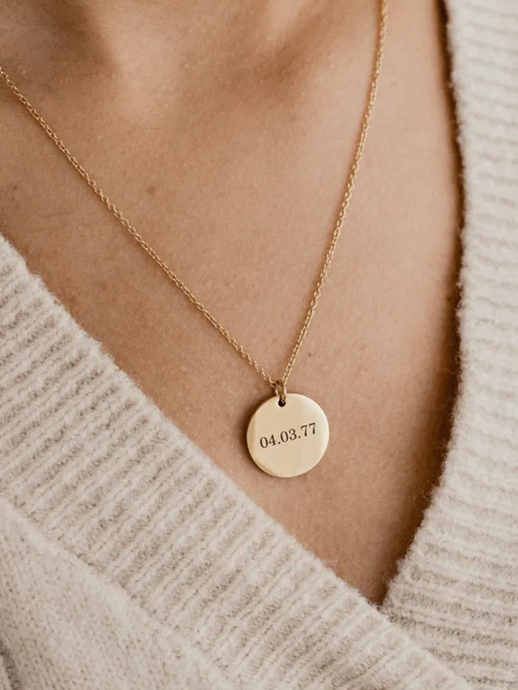 Custom Engraved Name Necklace