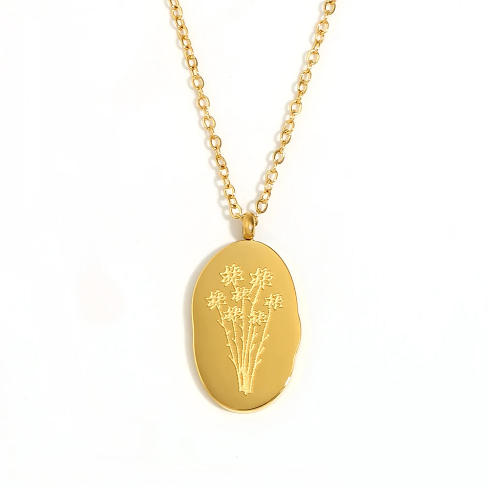 Personality Flower Necklace