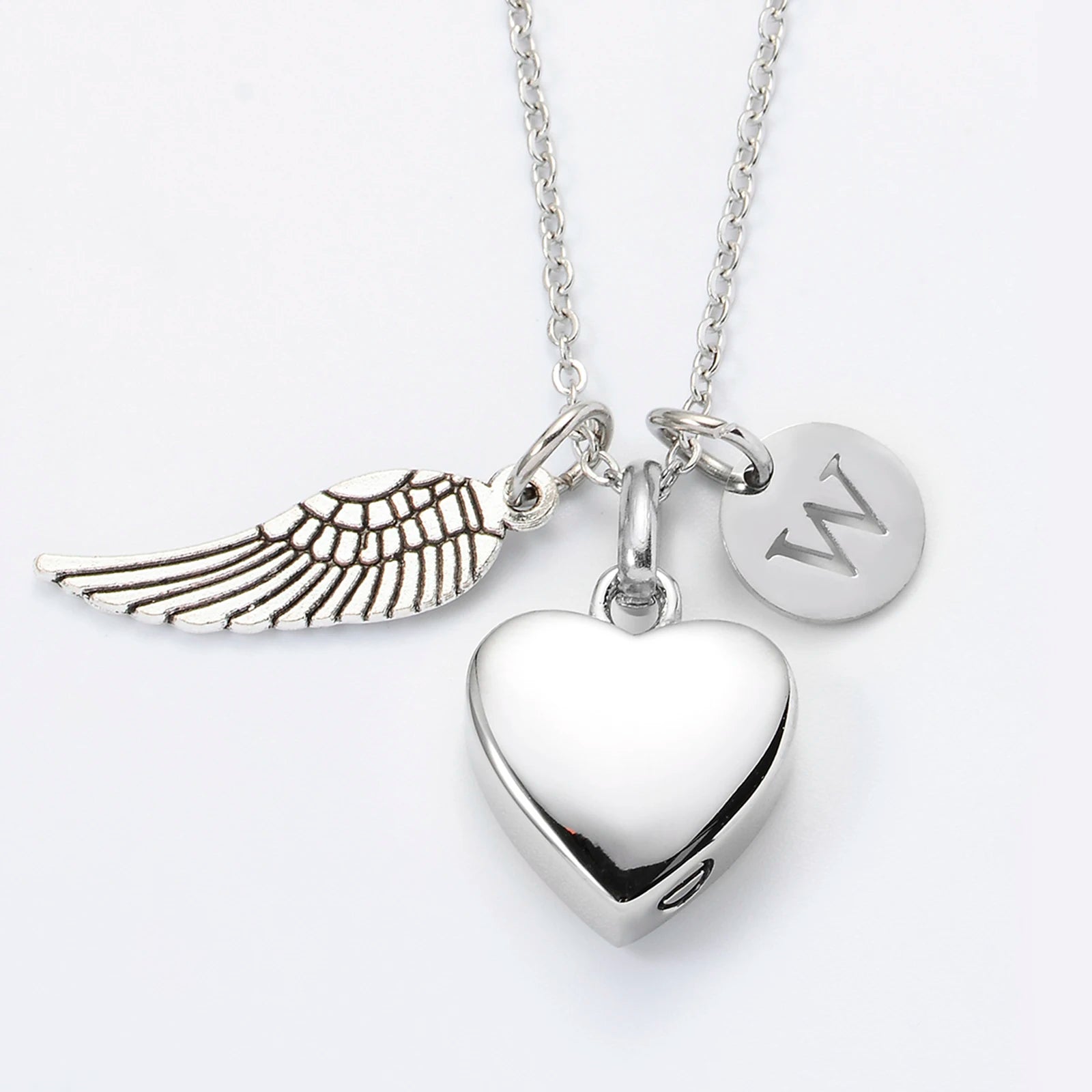 Heart & Wing Urn Necklace