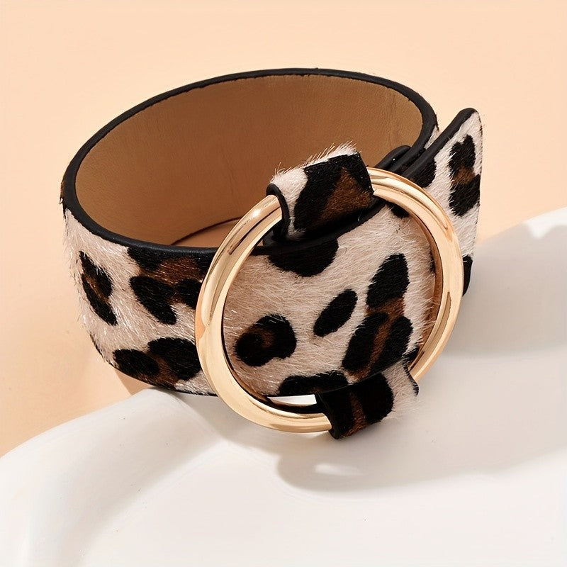 Leopard Print Ring Bracelet