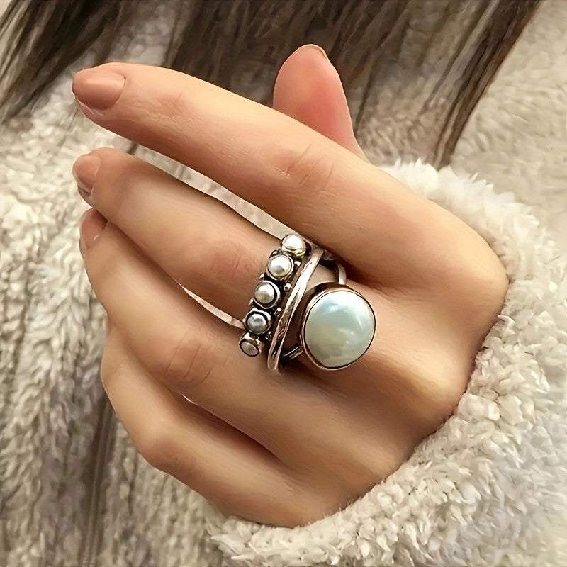 Asymmetric Multi-Band Pearl Ring