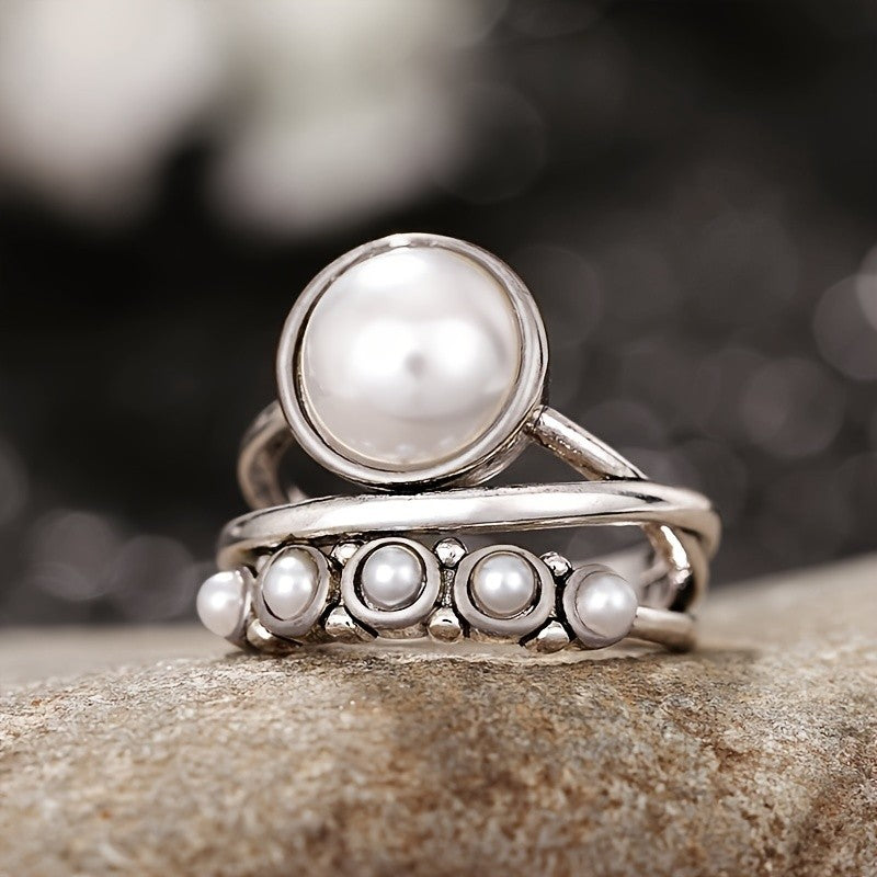 Asymmetric Multi-Band Pearl Ring