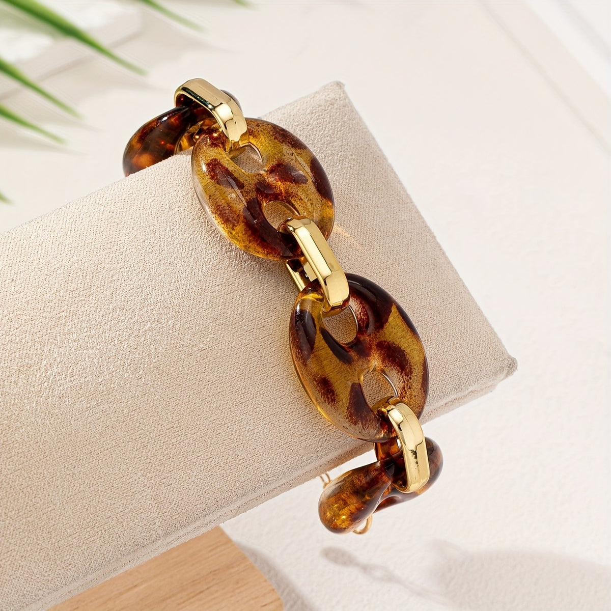 Bohemian Acrylic Link Bracelet