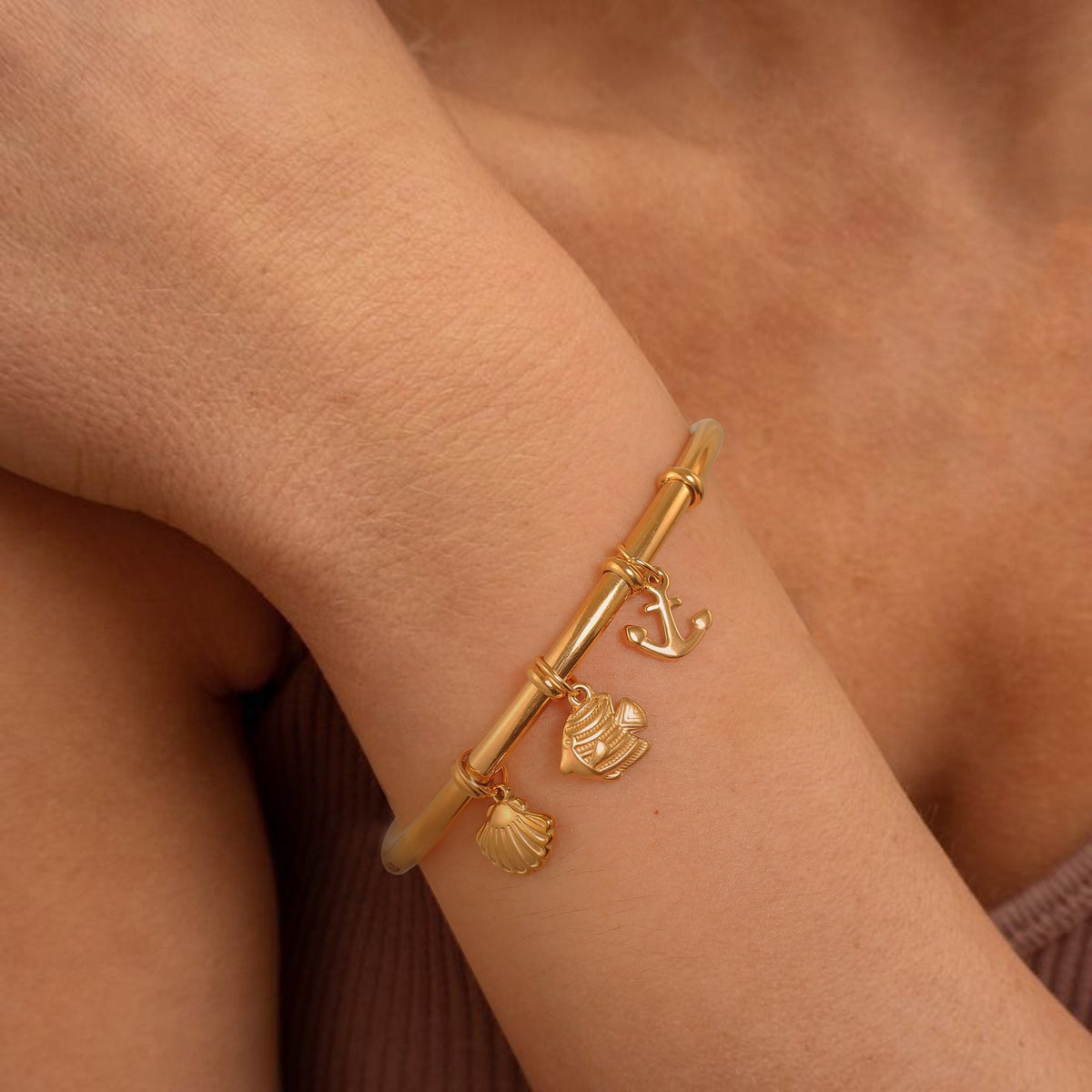 Adjustable Nautical Charm Bracelet