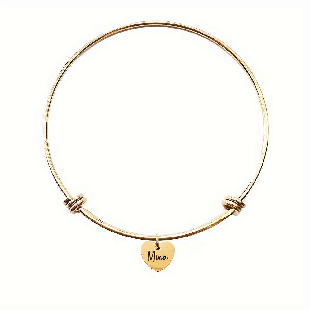 18k Adjustable Triple Heart Bangle