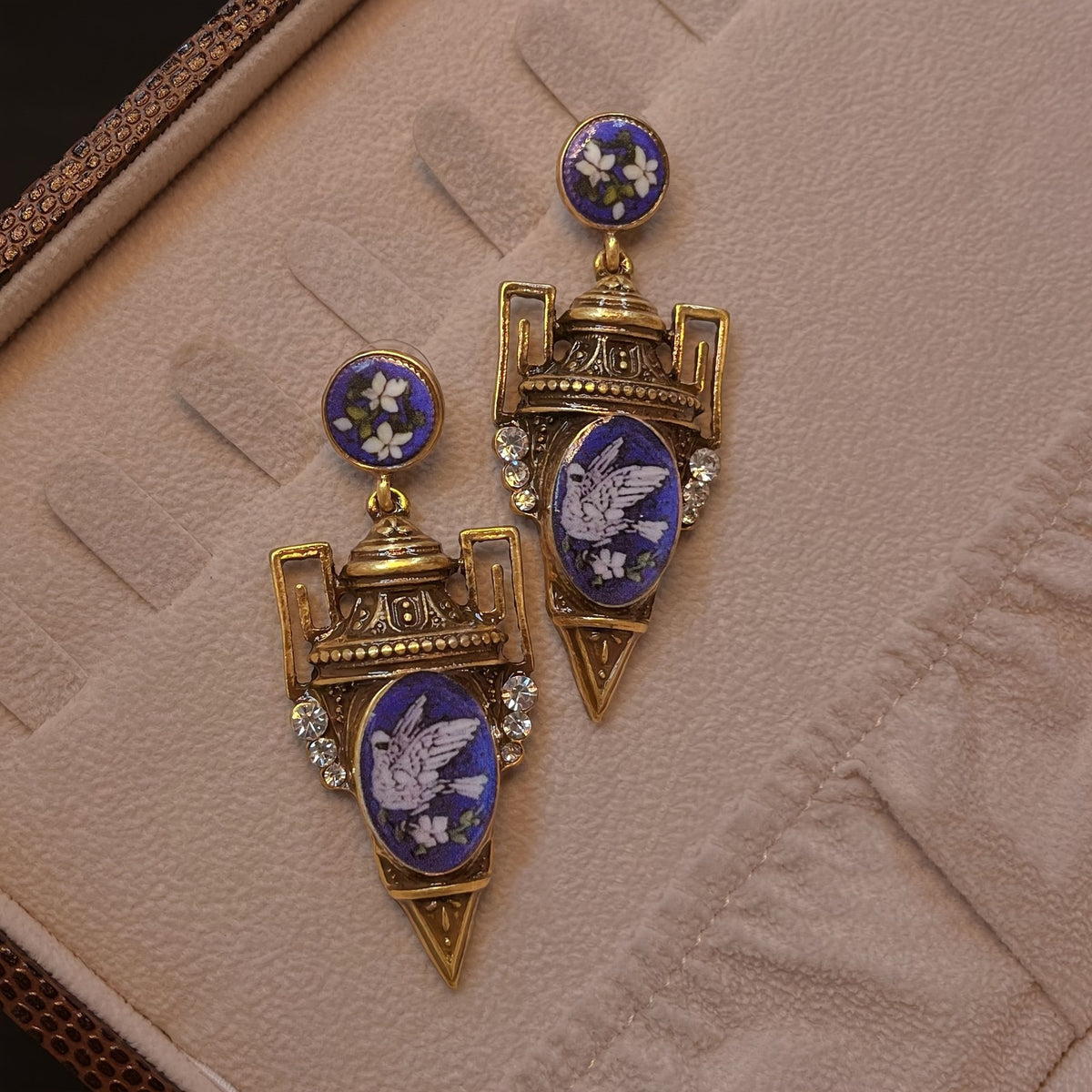 Vintage Cone Drop Earrings