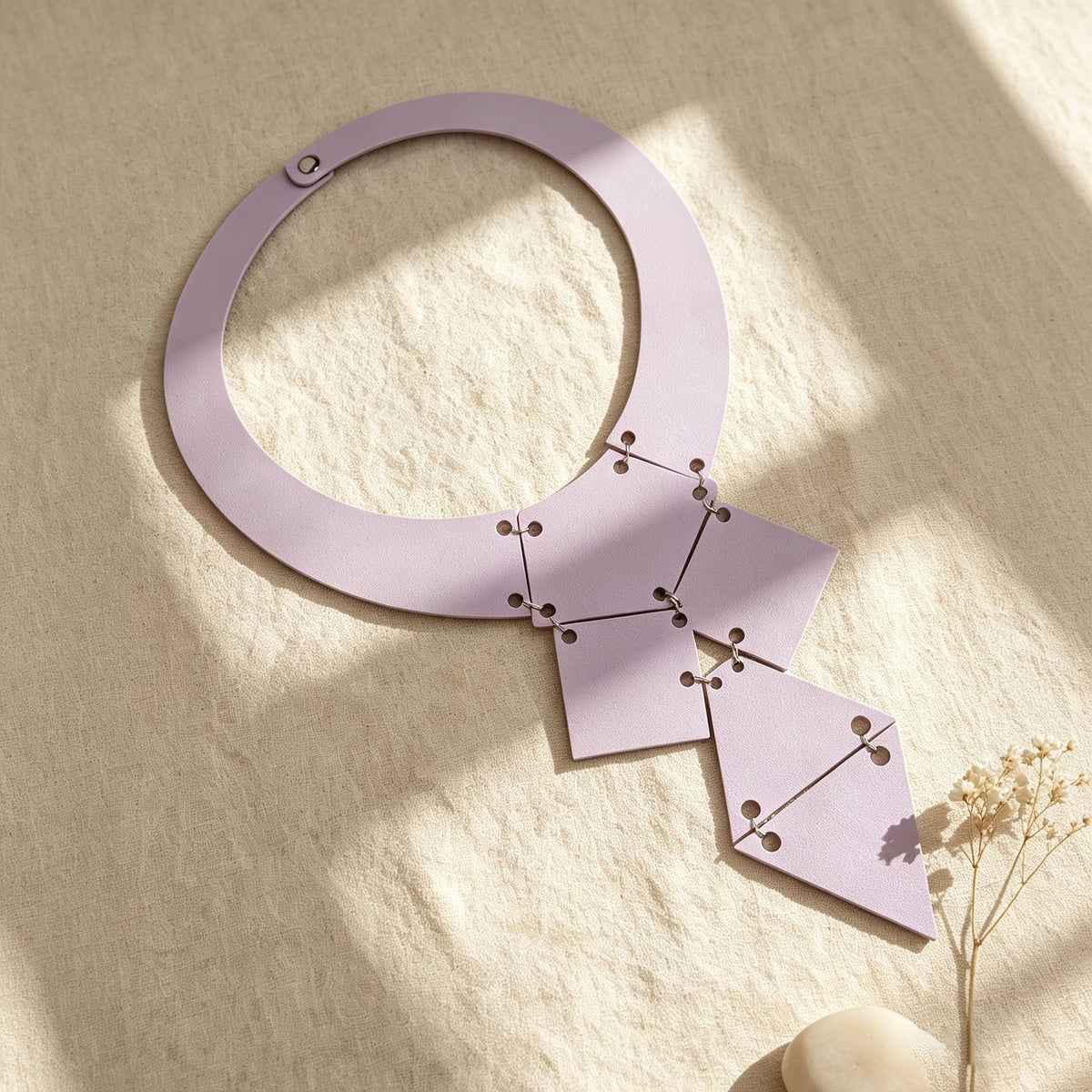 Geometric Layered Collar Necklace