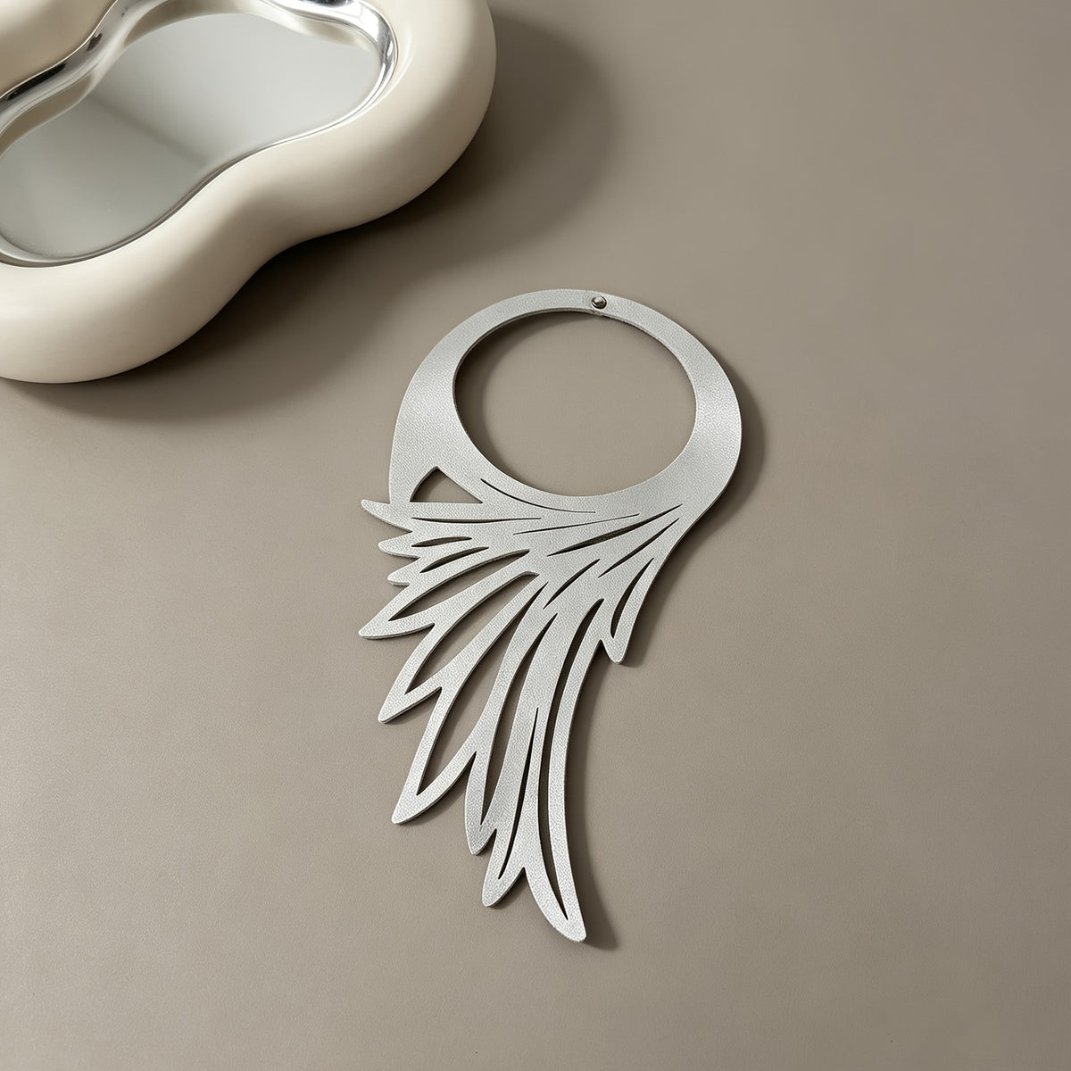 Gothic Hollow Wing Collar Necklace