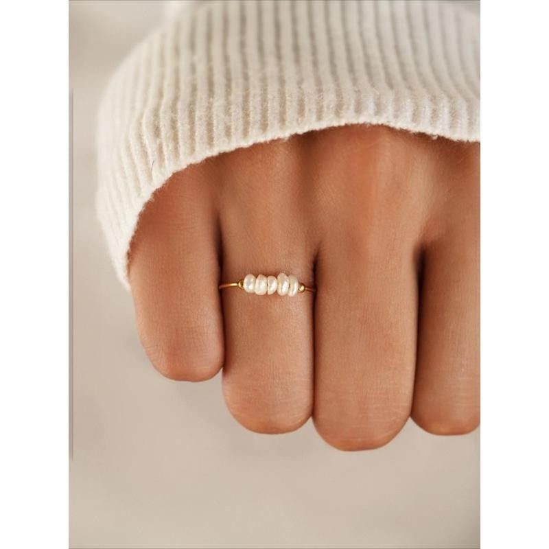 Natural Baroque Pearl Ring
