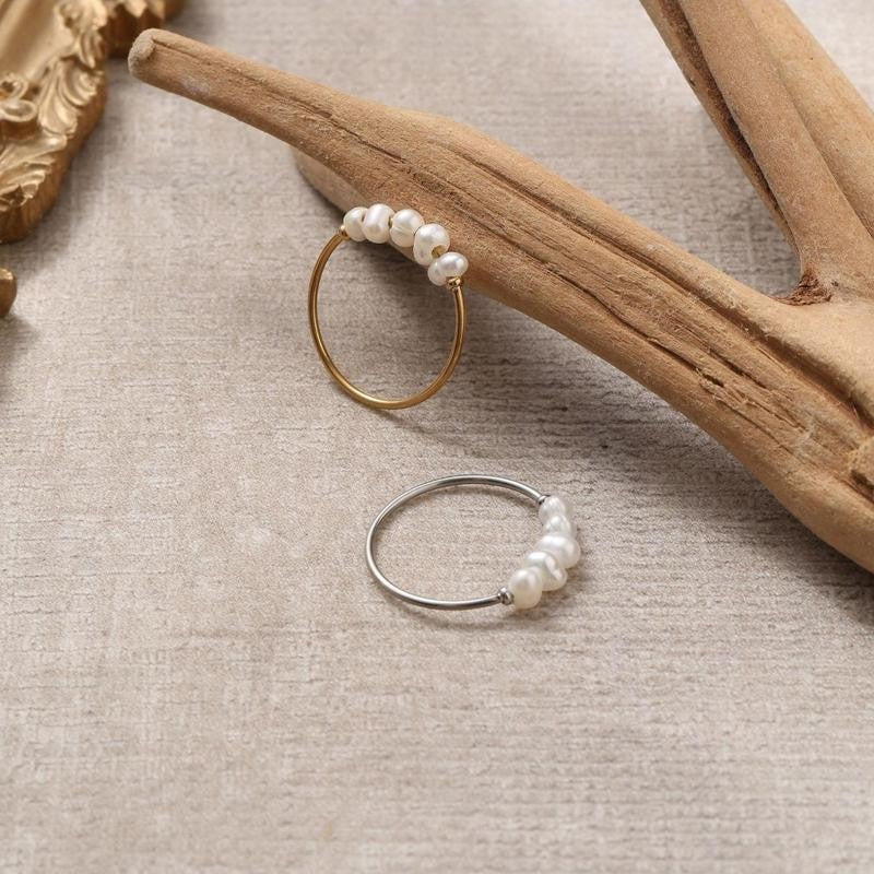 Natural Baroque Pearl Ring