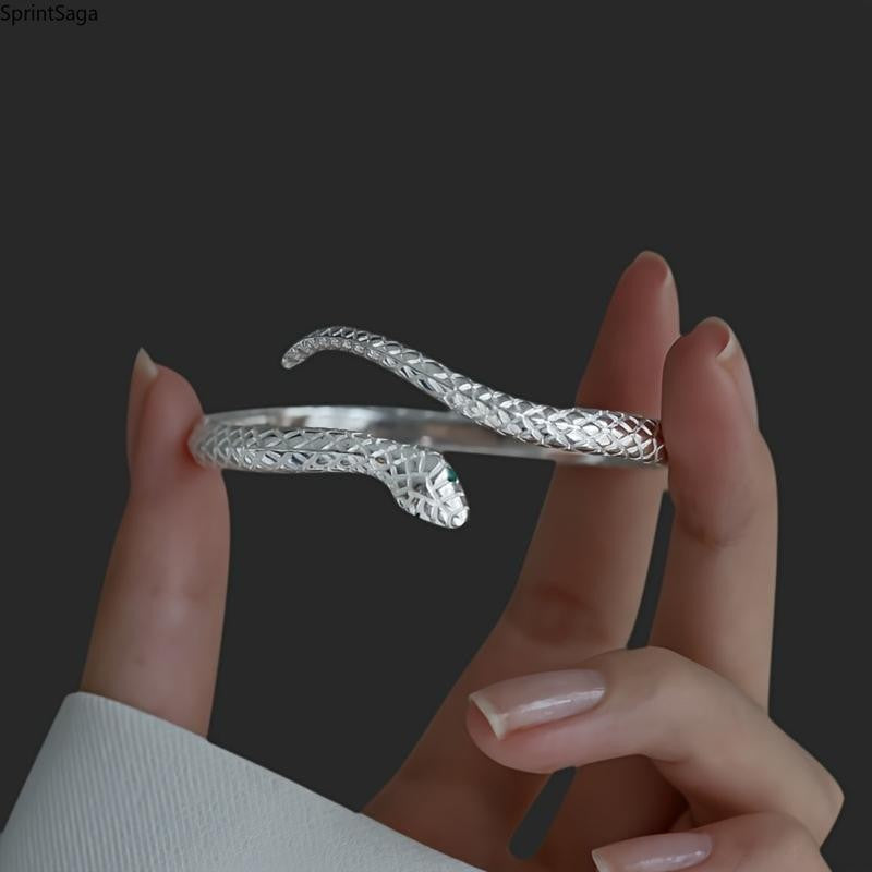 S925 Snake Cuff Bracelet