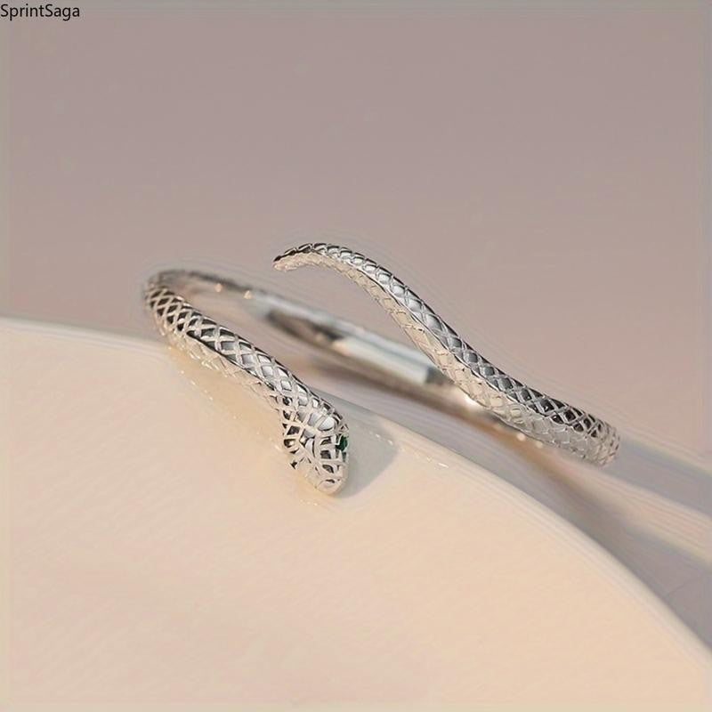 S925 Snake Cuff Bracelet