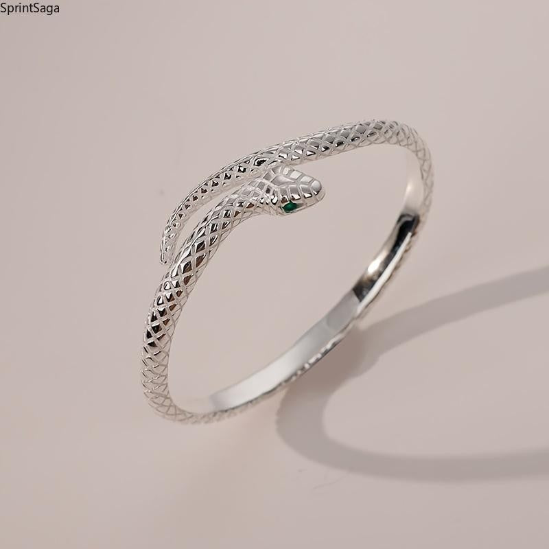 S925 Snake Cuff Bracelet