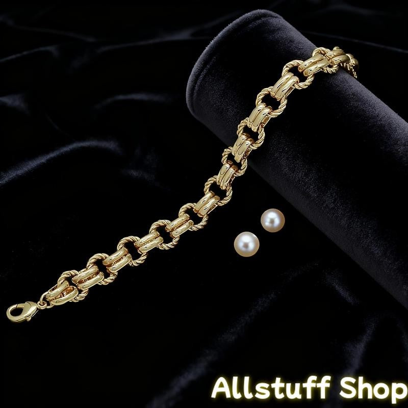 Twisted Link Chain Bracelet