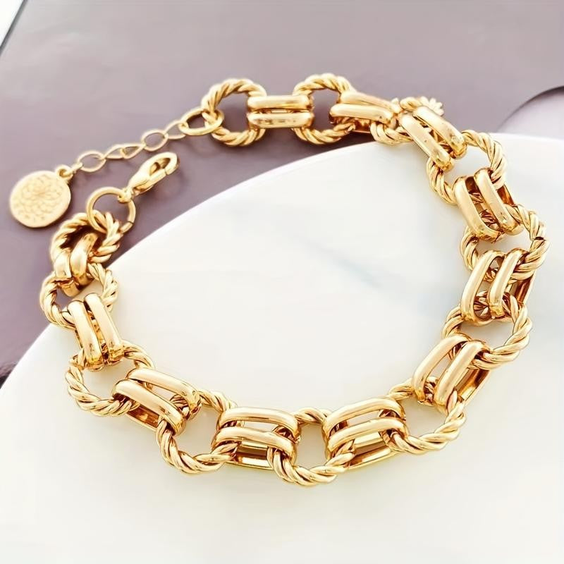 Twisted Link Chain Bracelet