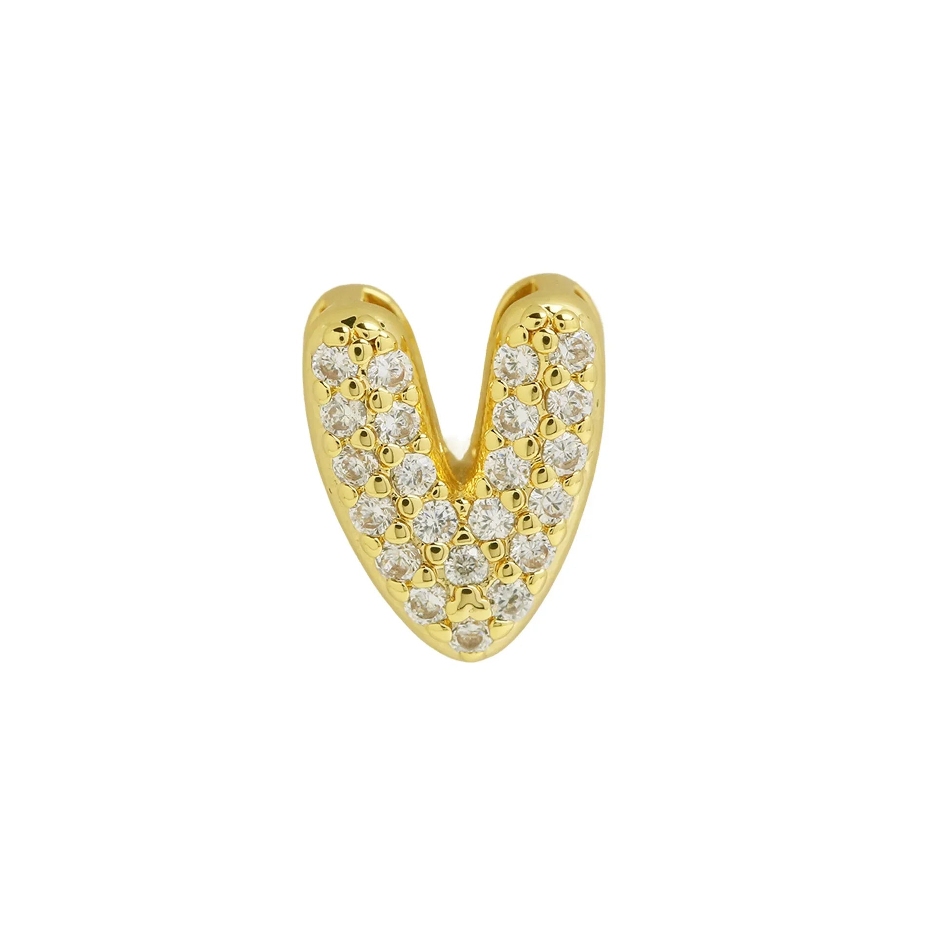 Birthstone Heart Initial Necklace