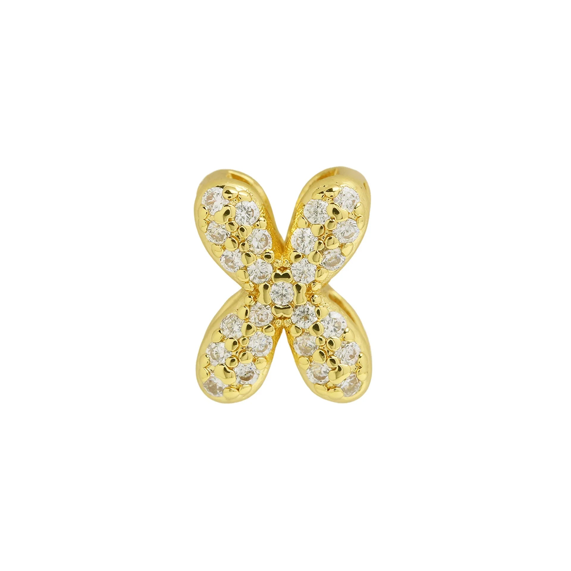 Birthstone Heart Initial Necklace